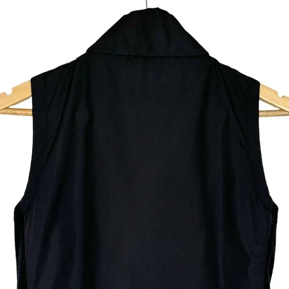 Lafayette Mixed Media Full Zip Mock Neck Vest Size XS (P) - Picture 4 of 7